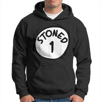 Stoned 1 420 Weed Stoner Matching Couple Group Hoodie | Mazezy