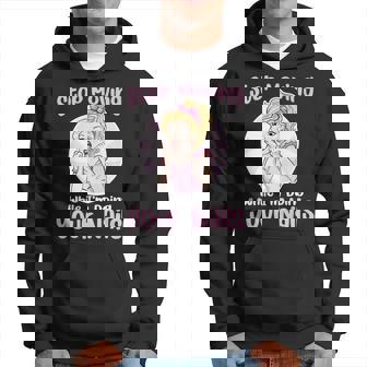 Stop Moving Funny Retro Woman Nail Tech Nail Salon Life Joke Hoodie | Mazezy