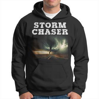 Storm Chaser Tornado Picture Meteorologist Weather Hoodie - Monsterry