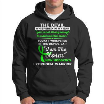 I Am The Storm Non Hodgkin's Lymphoma Warrior Hoodie | Mazezy
