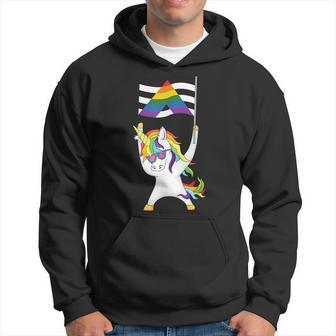 Straight Ally Flag Unicorn Trans Gay Pride Lgbtqia Nonbinary Hoodie | Mazezy