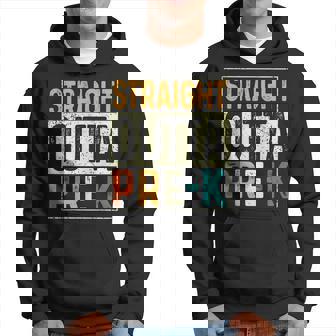 Straight Outta Pre-K School Class Of 2023 Funny Graduation Hoodie | Mazezy