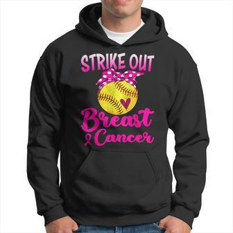 Strike Out Breast Cancer Awareness Pink Baseball Fighters Hoodie | Mazezy