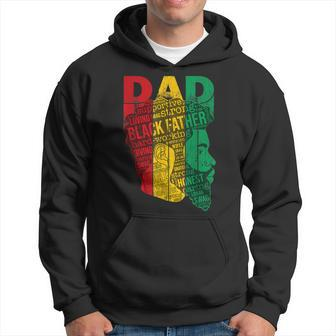 Strong Black Dad King African American Natural Afro Gift For Mens Hoodie | Mazezy