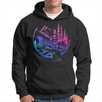 Subtle Bisexual Landscape Bisexuality Bi Ally Lgbt Pride Pride Month Funny Designs Funny Gifts Hoodie | Mazezy
