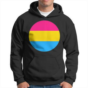 Subtle Pansexual Pride Flag Discreet Lgbtq Minimalist Pan Hoodie | Mazezy