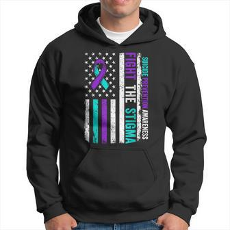 Suicide Prevention Support Fight Stigma Suicide Awareness Hoodie - Seseable