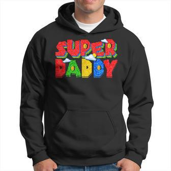 Super Daddy Fathers Day Outfits Funny Gift For Daddy Hoodie - Seseable