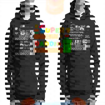 Superdaddio Funny Daddy Father Nerdy Video Gaming Lover Hoodie | Mazezy