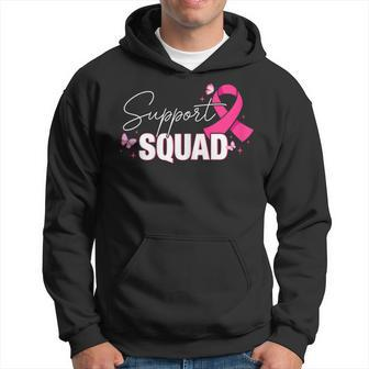 Support Squad Breast Cancer Support Breast Cancer Awareness Hoodie - Seseable