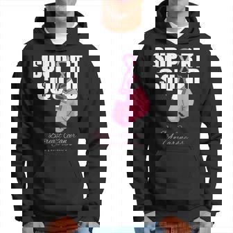 Support Squad Breast Cancer Awareness Pink Boxing Gloves Hoodie | Mazezy