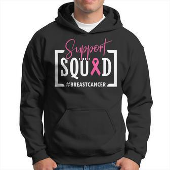 Support Squad Breast Cancer Awareness Warrior Pink Ribbon Hoodie - Seseable