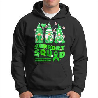 Support Squad Stem Cell Donor Awareness Ribbon Gnome Hoodie | Mazezy