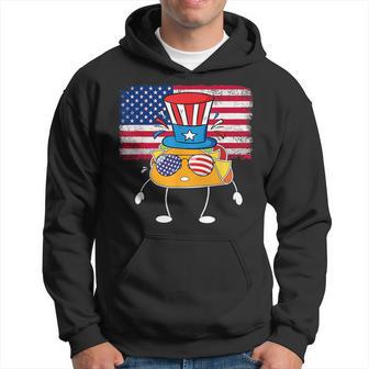Taco Sunglasses American Flag Usa 4Th Of July Funny Hoodie - Thegiftio UK