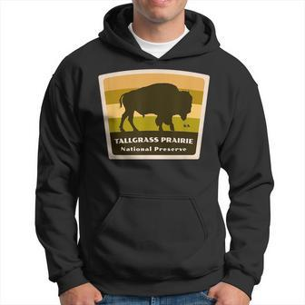 Tallgrass Prairie National Preserve Kansas Bison Herd Hoodie | Mazezy