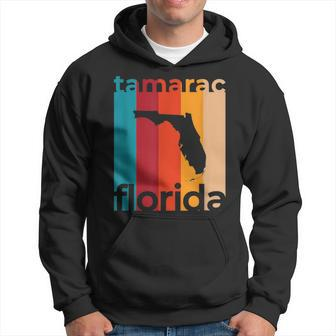 Tamarac Florida Retro Cutout Fl Souvenir Hoodie | Mazezy