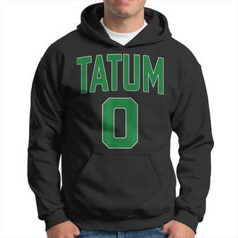 Tatum Who Wears Number 0 Green Is Incredibly Brilliant Hoodie | Mazezy