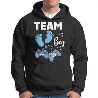 Team Boy Gender Reveal Baby Video Games Gamer Hoodie - Thegiftio UK