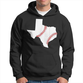 Texas Baseball State Funny Texas Baseball Texas Funny Designs Gifts And Merchandise Funny Gifts Hoodie | Mazezy