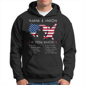 Thank A Union Union Strong Labor Day Hoodie | Mazezy UK