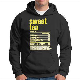 Thanksgiving Christmas Sweet Tea Nutritional Facts Hoodie - Seseable