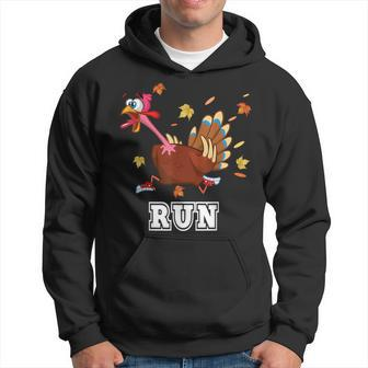Thanksgiving Costume Turkey Run Running Turkey Trot Hoodie - Thegiftio UK