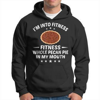 Thanksgiving Into Fitness Pecan Pie In Mouth Hoodie | Mazezy