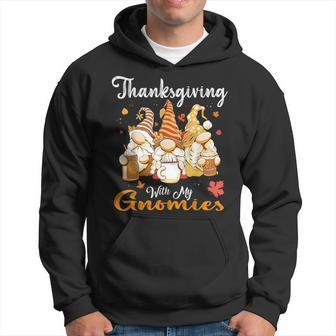 Thanksgiving With My Gnomies Autumn Gnomes Lover Hoodie - Seseable