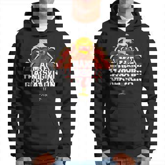 Make Thanksgiving Great Again Trump Turkey 2024 Hoodie | Mazezy