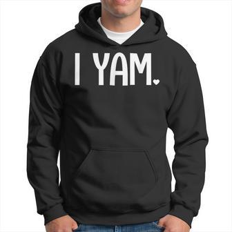 Thanksgiving Matching Couples Set Shes My Sweet Potato I Yam Hoodie - Thegiftio UK