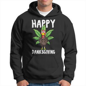 Thanksgiving Weed Happy Danksgiving Turkey Cannabis Hoodie - Thegiftio UK
