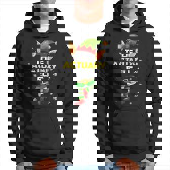 The Actuary Elf Funny Job Xmas Gifts Hoodie | Mazezy