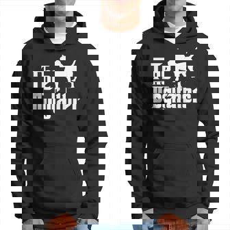 The Dogfather Pitbull Funny Father Dog Lover Hoodie | Mazezy