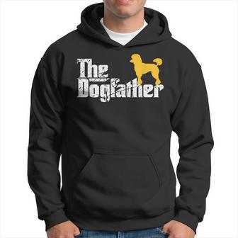The Dogfather Poodle Lovers Funny Dog Father Day Poodle Hoodie - Seseable