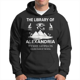 The Library Of Alexandria - Ancient Egyptian Library Hoodie | Mazezy DE
