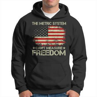 The Metric System Cant Measure Freedom 4Th Of July Hoodie - Monsterry