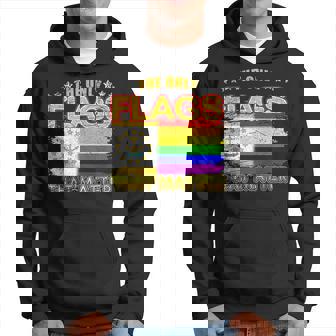 The Only Flags That Matter Rhode Island Lgbt Gay Pride Hoodie | Mazezy