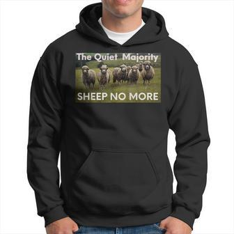 The Quiet Majority Sheep No More Hoodie - Thegiftio UK