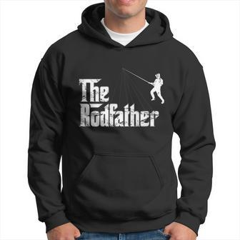 The Rodfather For The Avid Angler And Fisherman Hoodie | Mazezy