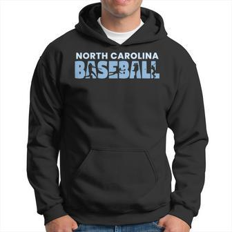 The Tarheel State Souvenir Sport Dad North Carolina Baseball Hoodie | Mazezy