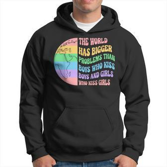 The World Has Bigger Problems Than Boys Who Kiss And Girls Hoodie | Mazezy UK