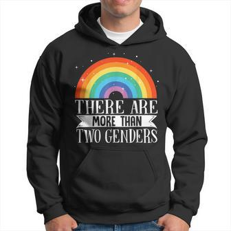 There Are More Than 2 Genders Lgbtq Gift For Women Hoodie - Thegiftio UK