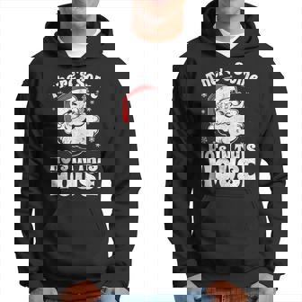 Theres Some Hos In This House Funny Christmas In July Gift Gift For Women Hoodie - Thegiftio