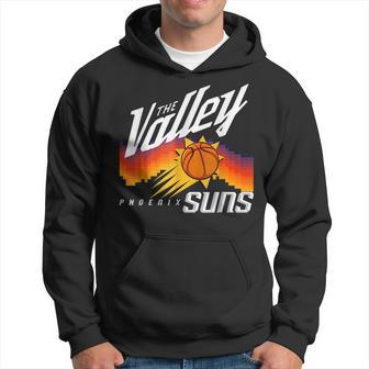 Thevalley Oop Phoenix| Basketball Retro Sunset Funny Basketball Funny Gifts Hoodie