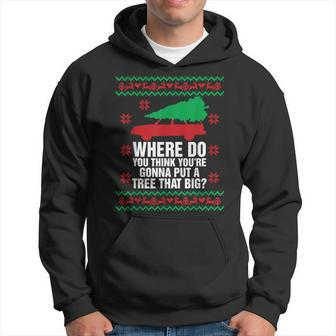 Where Do You Think You're Christmas Couple Matching Family Hoodie - Seseable