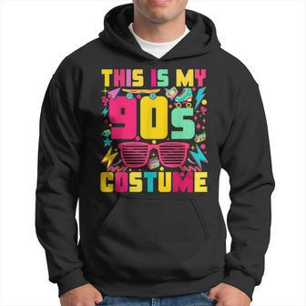 This Is My 90S Costume Colorful Outfit Retro Party Halloween 90S Vintage Designs Funny Gifts Hoodie | Mazezy