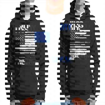 This Is My Pride Flag United States Usa Flag 4Th Of July Pride Month Funny Designs Funny Gifts Hoodie | Mazezy