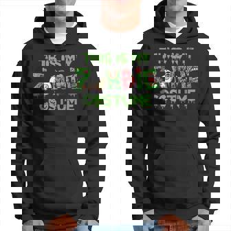 This Is My Zombie Costume Halloween Scary Monster Hoodie | Mazezy
