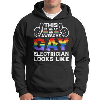 This Is What A Gay Electrician Looks Like Lgbtq Pride Month Hoodie | Mazezy