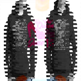 This Queen Was Born On June 1 June 1St Birthday High Heels Hoodie | Mazezy